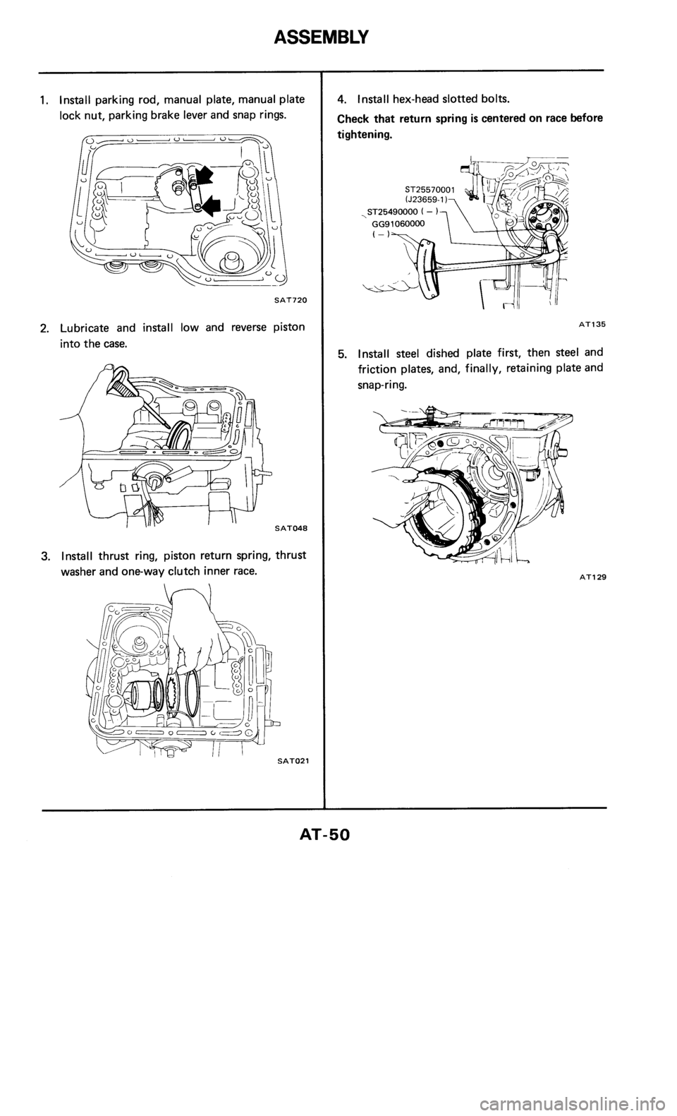 NISSAN 300ZX 1986 Z31 Automatic Transmission Service Manual NISSAN 300ZX 1986 Z31 Automatic Transmission Service Manual