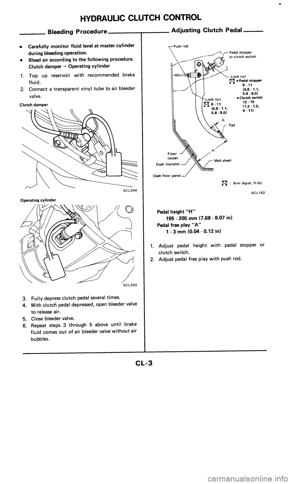 NISSAN 300ZX 1985 Z31 Clutch Workshop Manual 