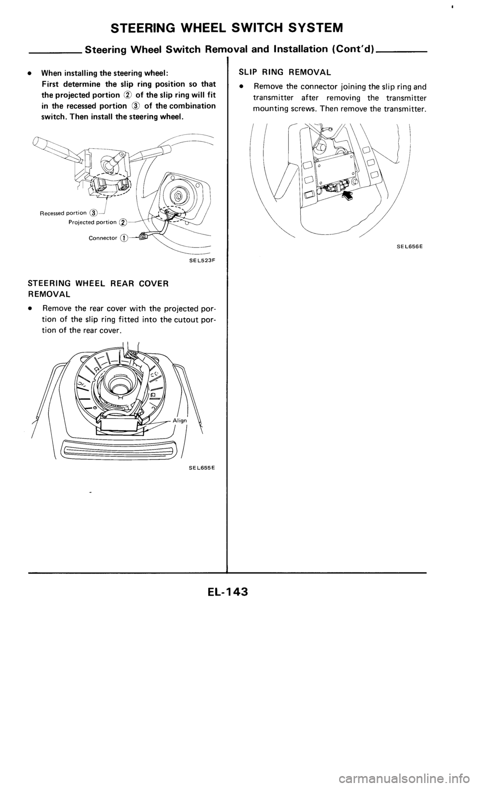 NISSAN 300ZX 1986 Z31 Electrical System Workshop Manual 