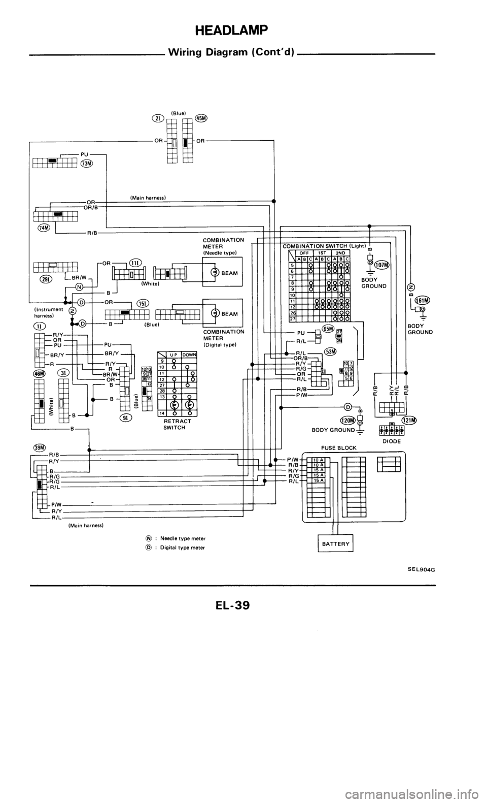 NISSAN 300ZX 1985 Z31 Electrical System Owners Guide 