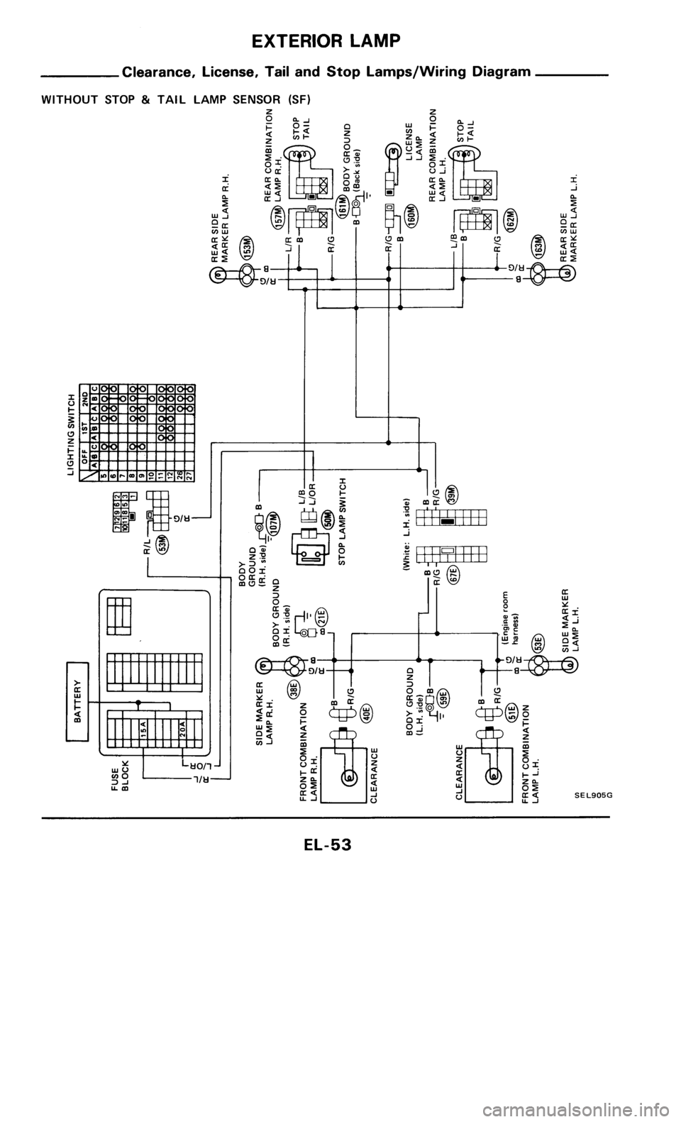 NISSAN 300ZX 1985 Z31 Electrical System Repair Manual 