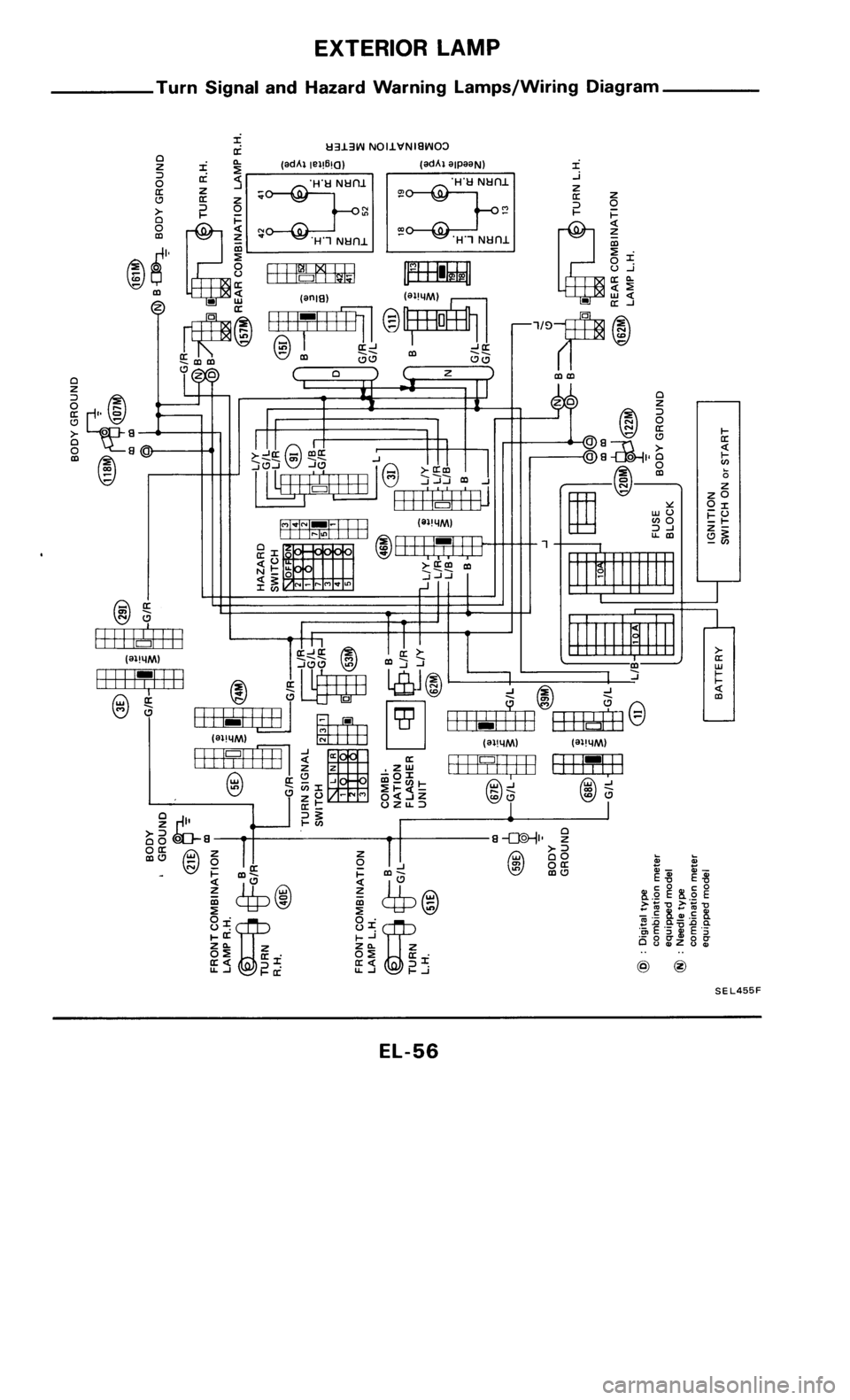 NISSAN 300ZX 1985 Z31 Electrical System Repair Manual 