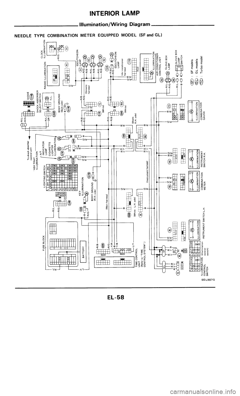 NISSAN 300ZX 1985 Z31 Electrical System Repair Manual 