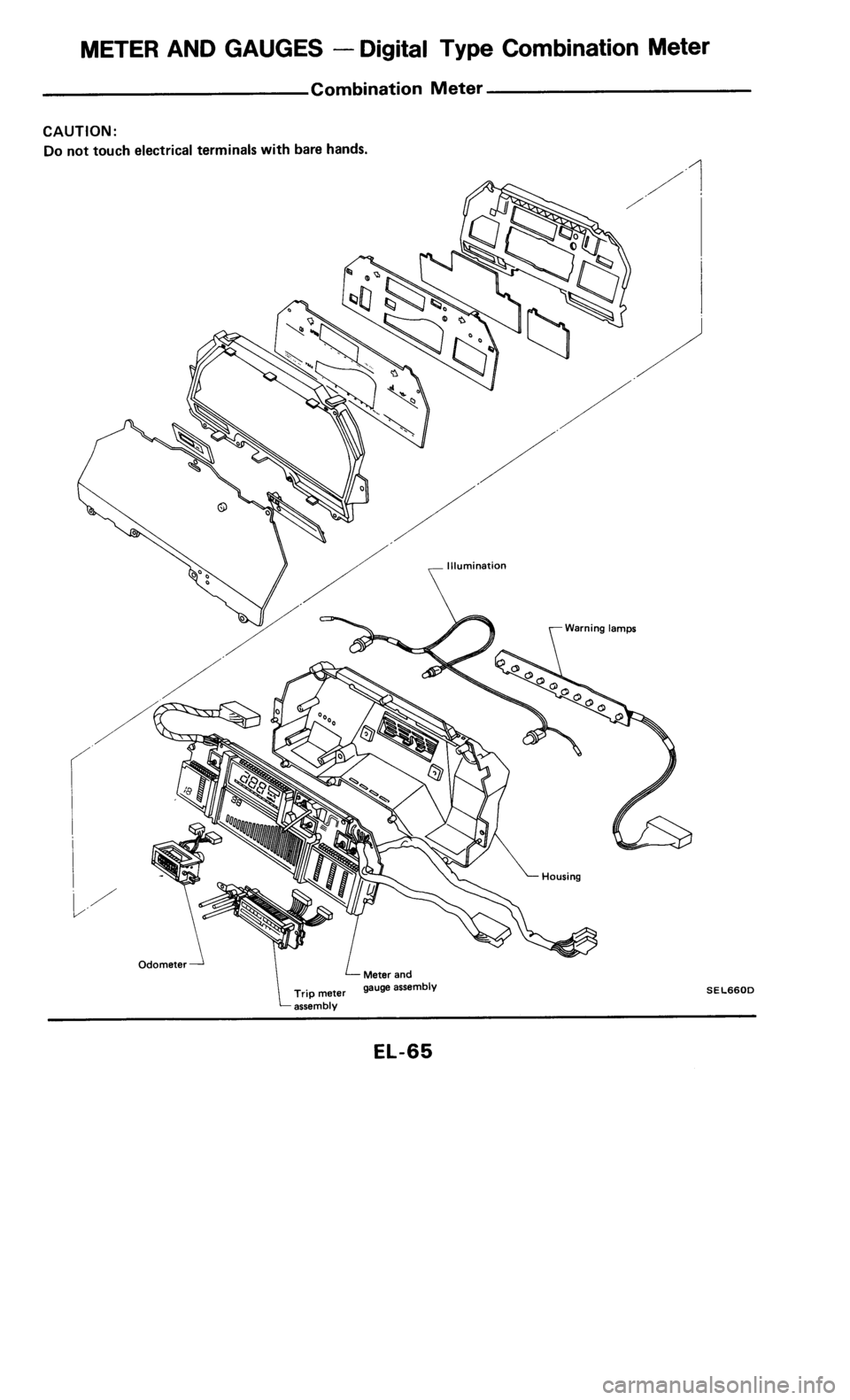 NISSAN 300ZX 1985 Z31 Electrical System Repair Manual 