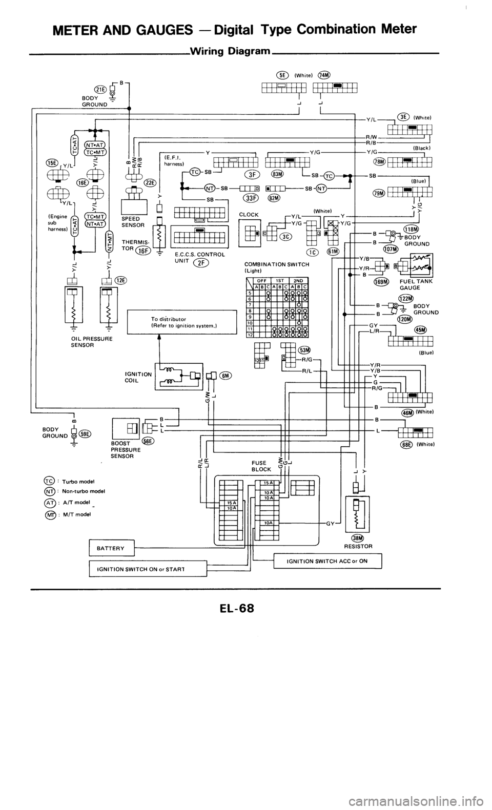 NISSAN 300ZX 1985 Z31 Electrical System Repair Manual 