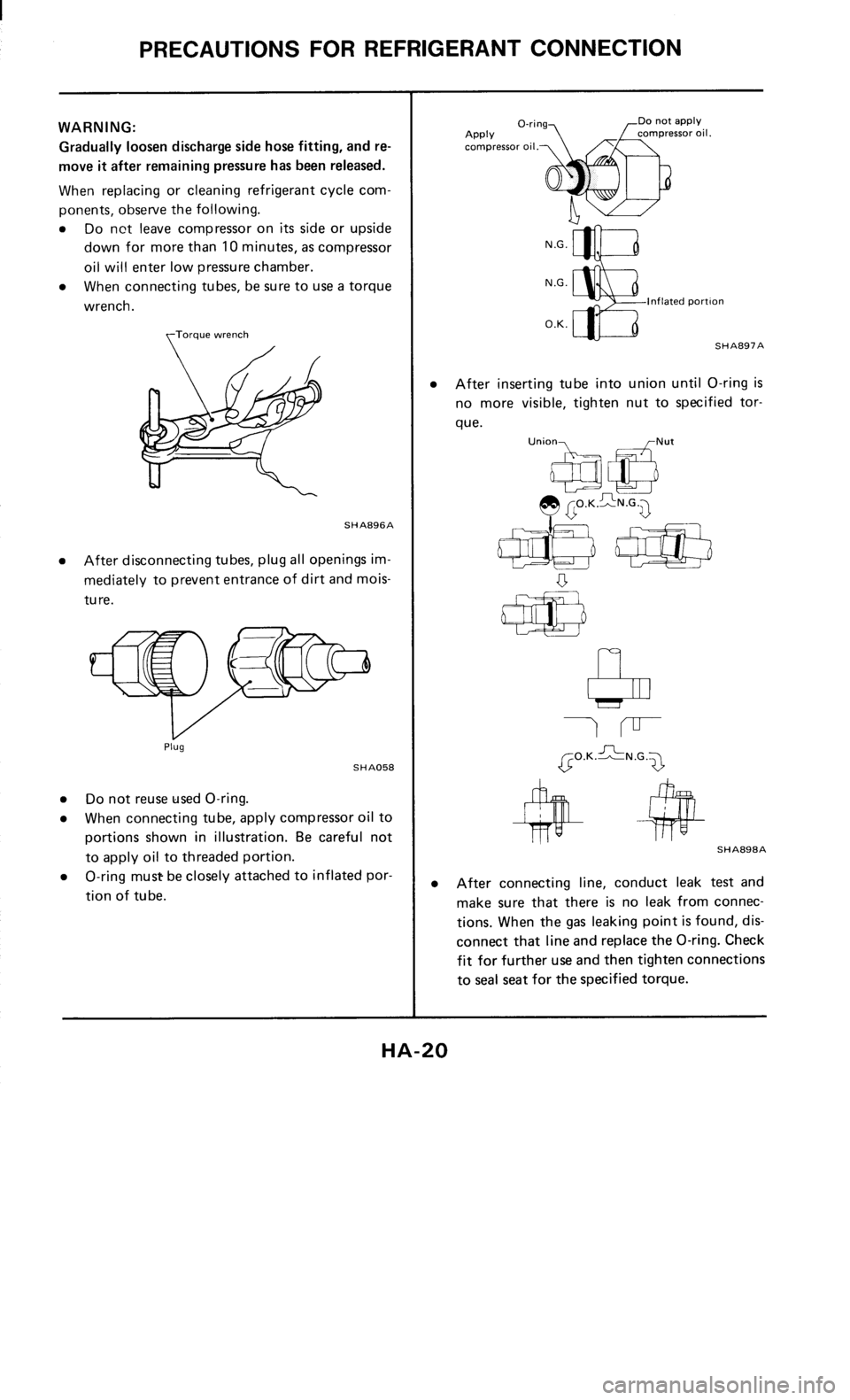 NISSAN 300ZX 1985 Z31 Heather And Air Conditioner User Guide 