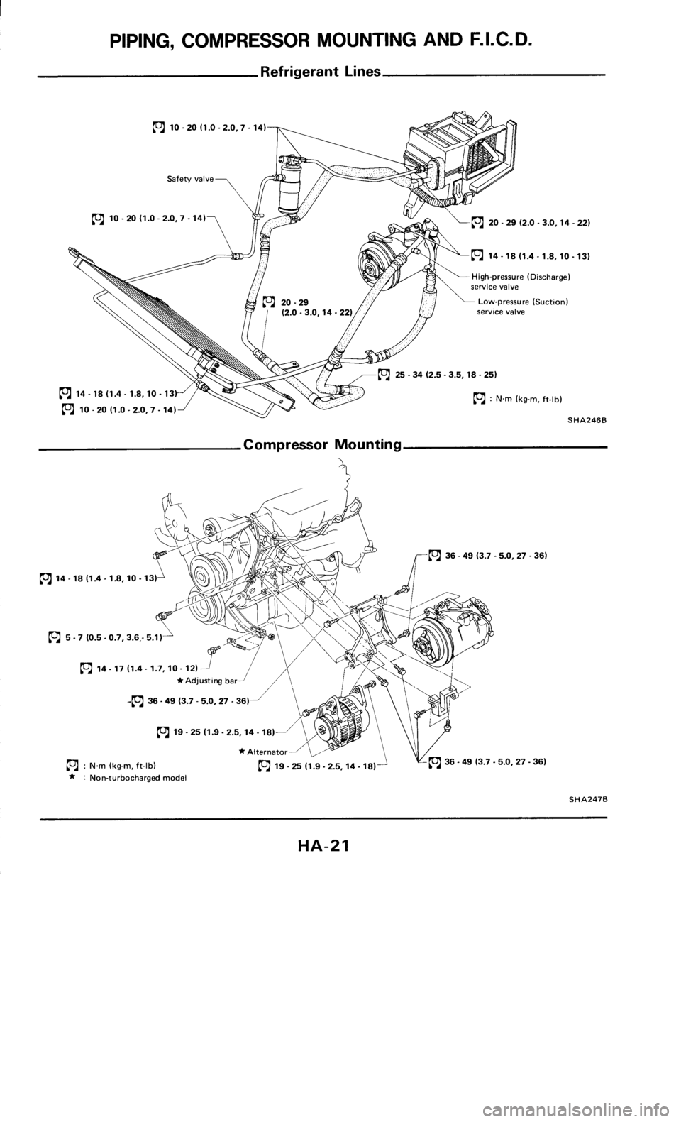 NISSAN 300ZX 1985 Z31 Heather And Air Conditioner Owners Manual 