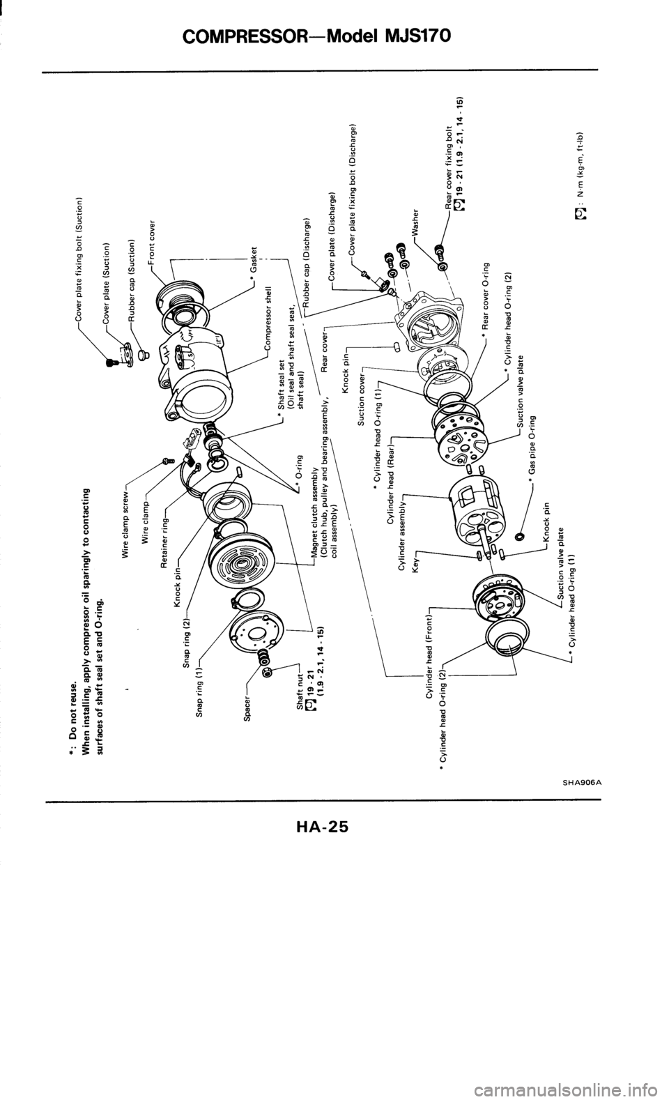 NISSAN 300ZX 1985 Z31 Heather And Air Conditioner Owners Manual 