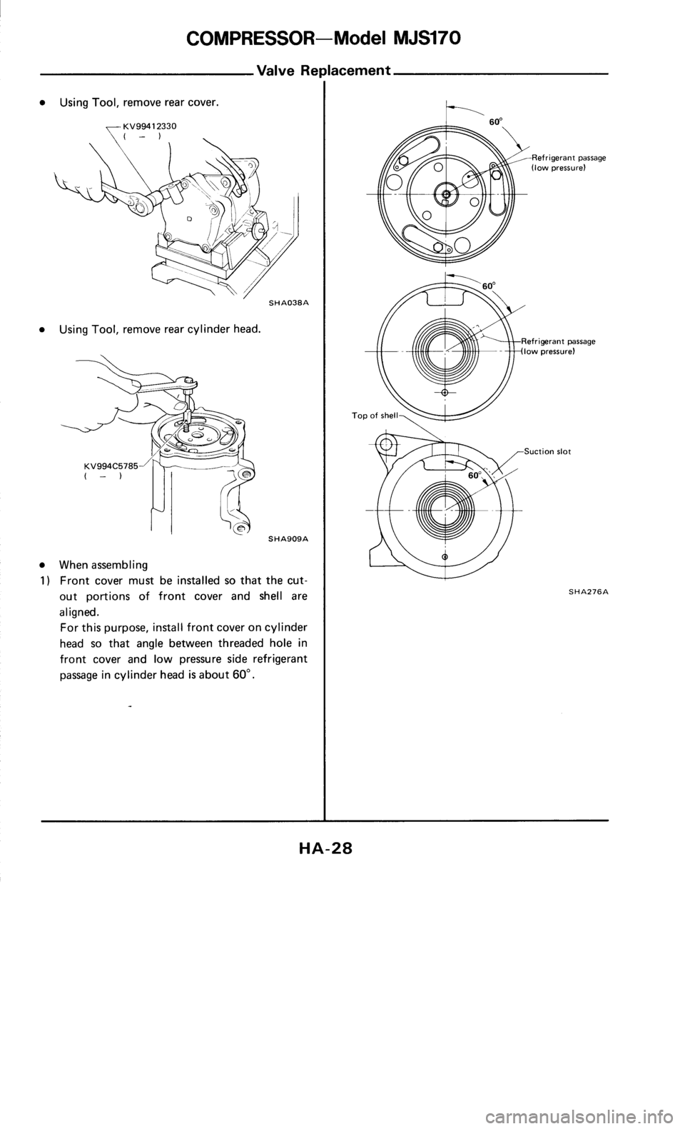 NISSAN 300ZX 1985 Z31 Heather And Air Conditioner Owners Manual 