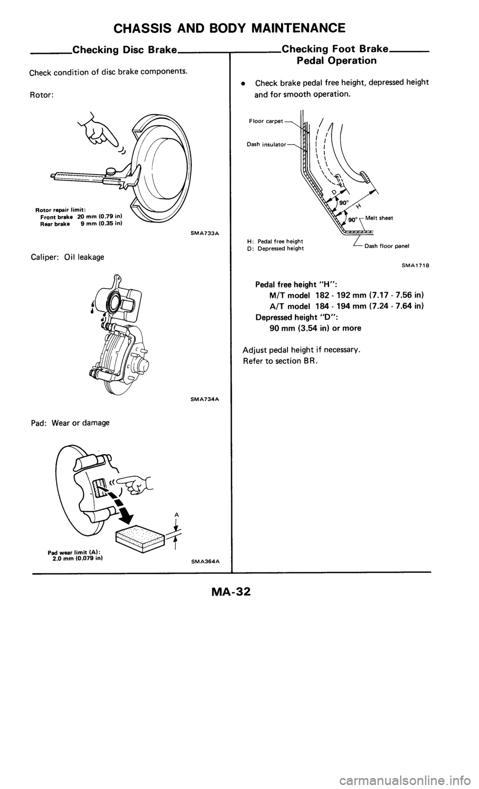 NISSAN 300ZX 1986 Z31 Maintenance Owners Guide 