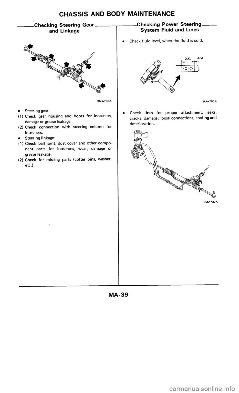 NISSAN 300ZX 1985 Z31 Maintenance Owners Guide 