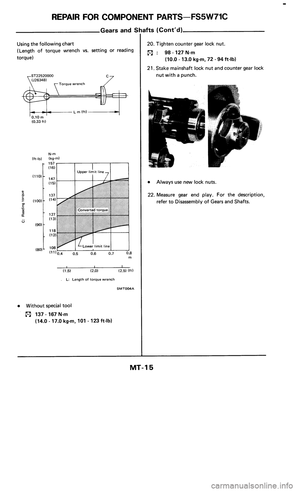 NISSAN 300ZX 1986 Z31 Manual Transmission User Guide 