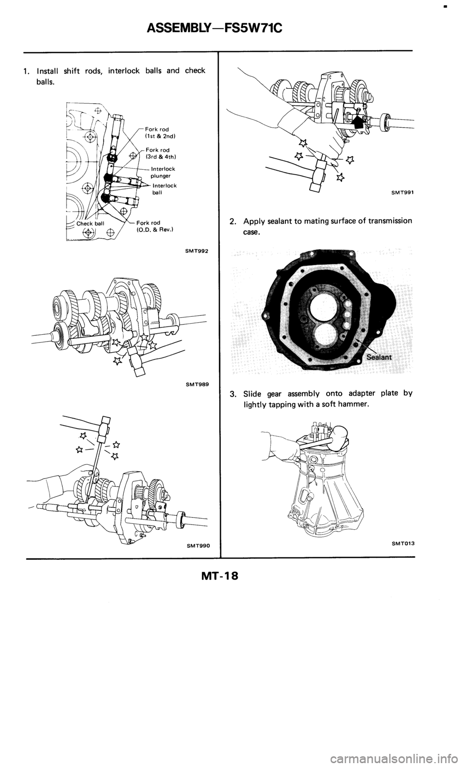 NISSAN 300ZX 1985 Z31 Manual Transmission User Guide 