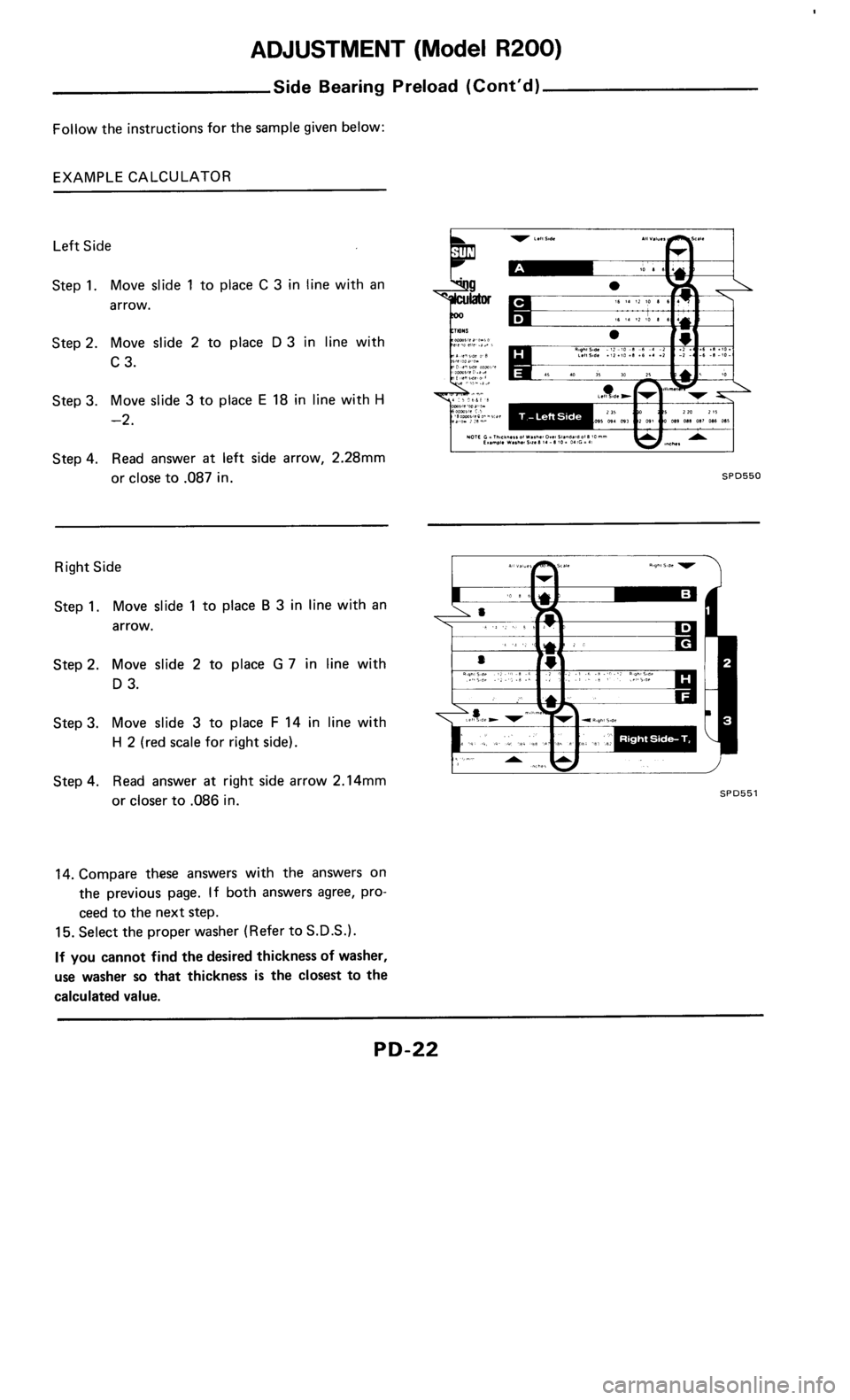 NISSAN 300ZX 1985 Z31 Propeller Shaft And Differential Carrier Owners Manual 