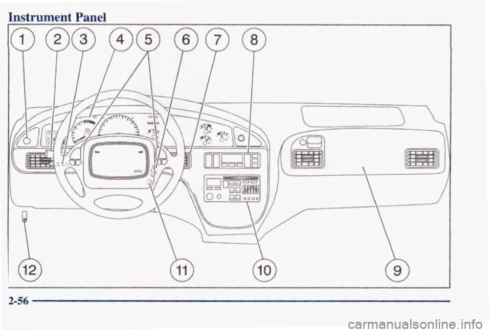 PONTIAC BONNEVILLE 1998  Owners Manual x 
2-56  