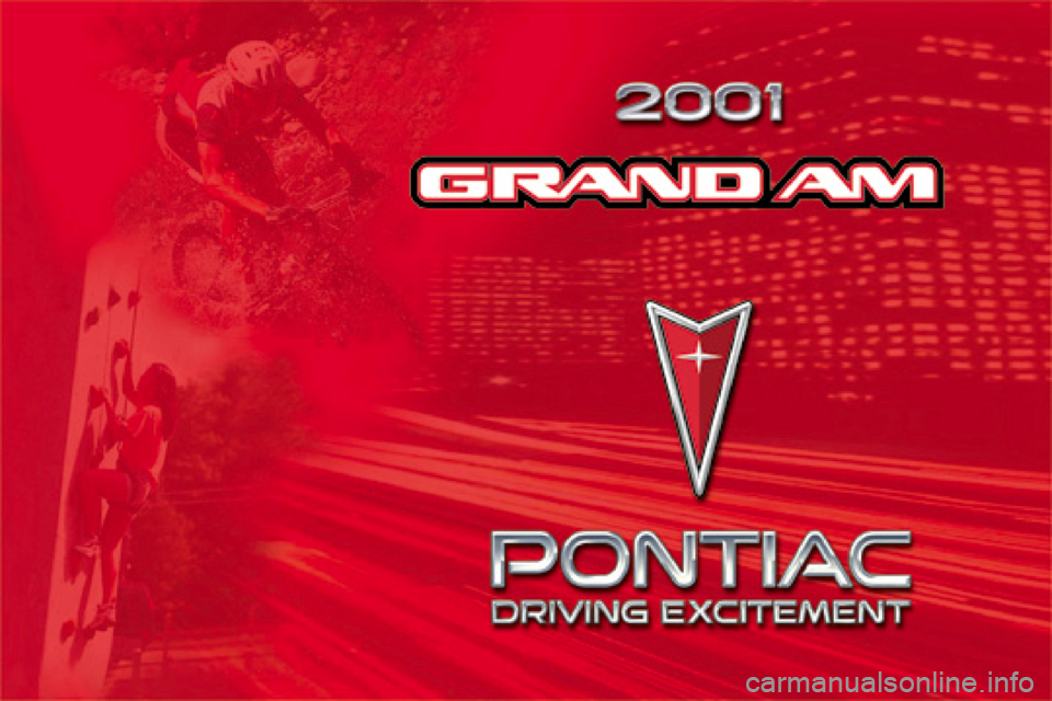 PONTIAC GRAND AM 2001  Owners Manual 