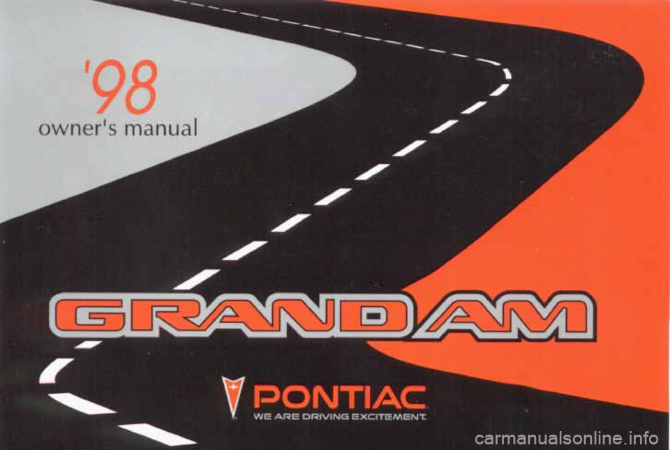 PONTIAC GRAND AM 1998  Owners Manual 