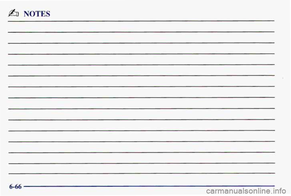 PONTIAC GRAND AM 1997  Owners Manual fi NOTES 
6-66  