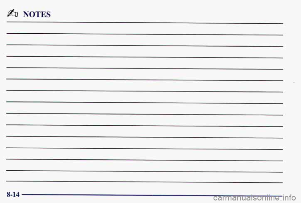 PONTIAC GRAND AM 1997  Owners Manual fi NOTES 
8-14  