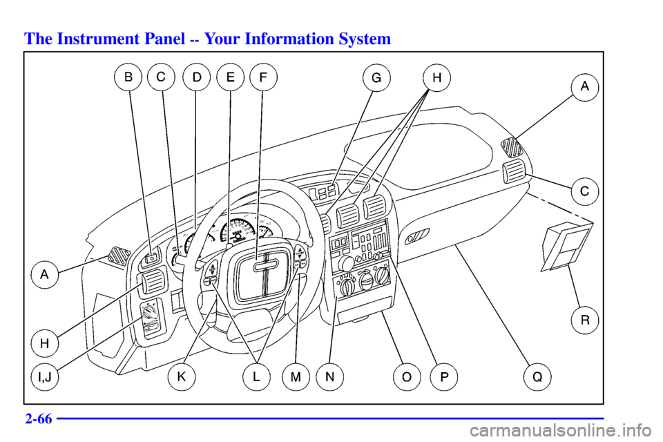 PONTIAC GRAND PRIX 2000 Owners Manual 2-66
The Instrument Panel -- Your Information System PONTIAC GRAND PRIX 2000 Owners Manual 2-66
The Instrument Panel -- Your Information System