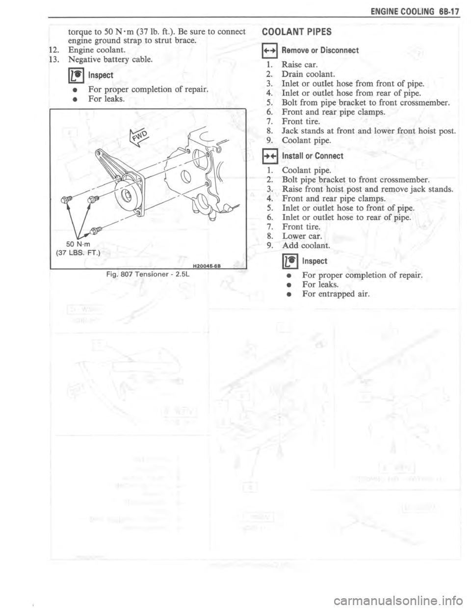 PONTIAC FIERO 1987  Service Repair Manual 