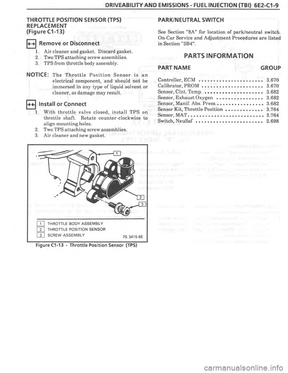 PONTIAC FIERO 1987 Service Repair Manual PONTIAC FIERO 1987 Service Repair Manual