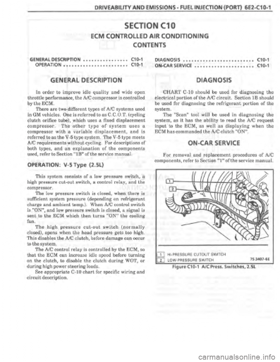 PONTIAC FIERO 1987 Service Repair Manual PONTIAC FIERO 1987 Service Repair Manual