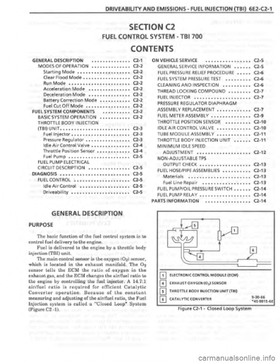 PONTIAC FIERO 1987  Service Repair Manual 