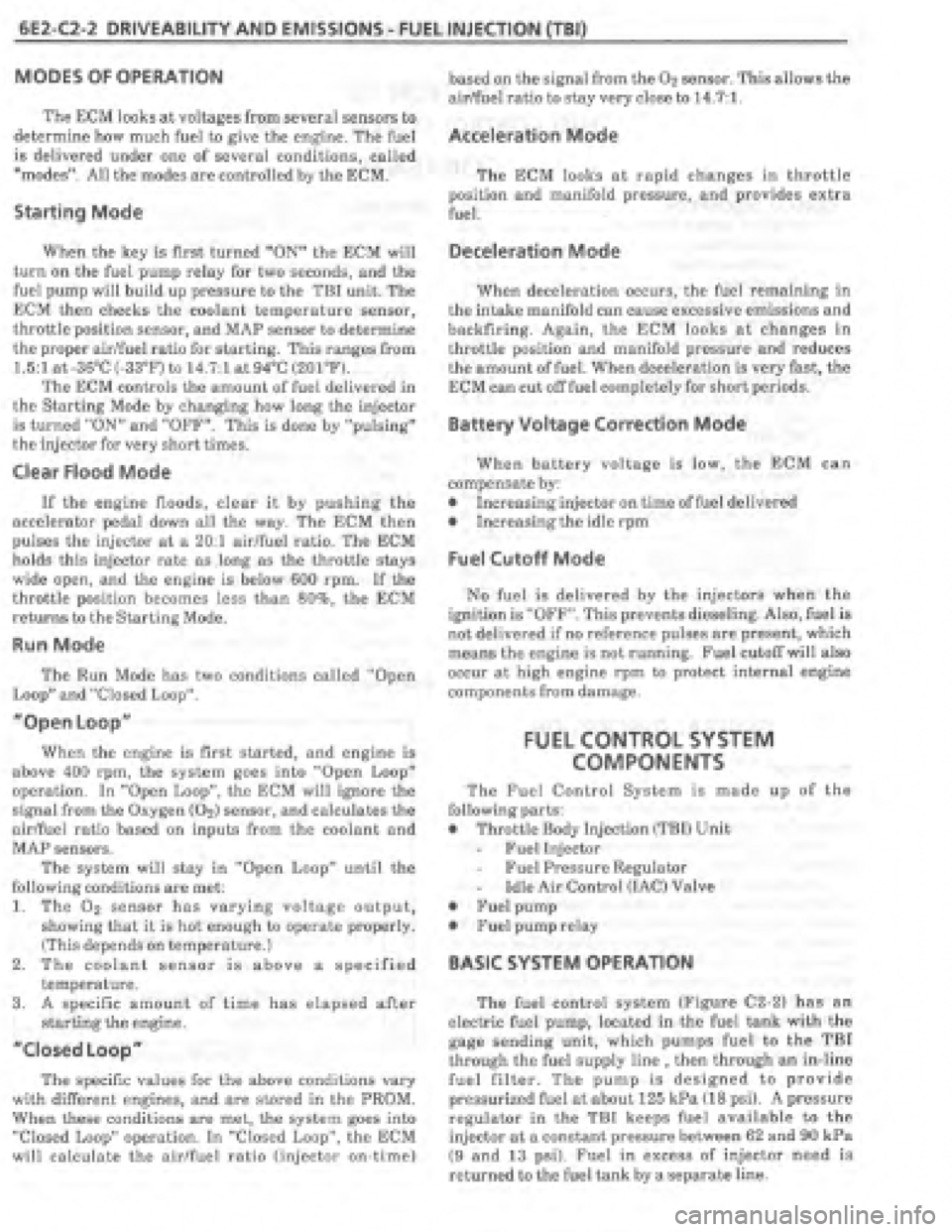 PONTIAC FIERO 1987  Service Repair Manual 