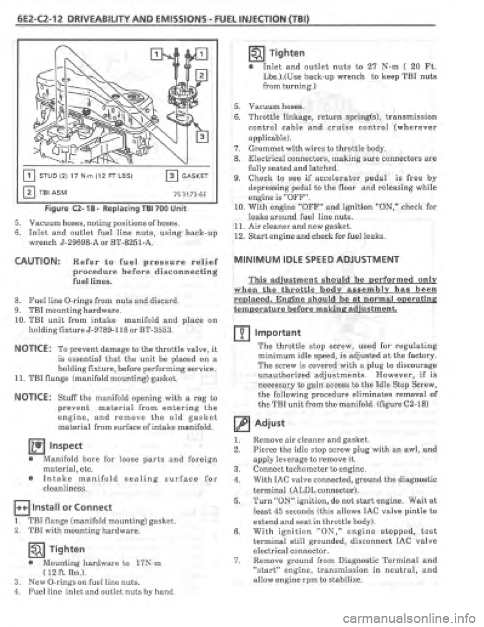 PONTIAC FIERO 1987  Service Repair Manual 