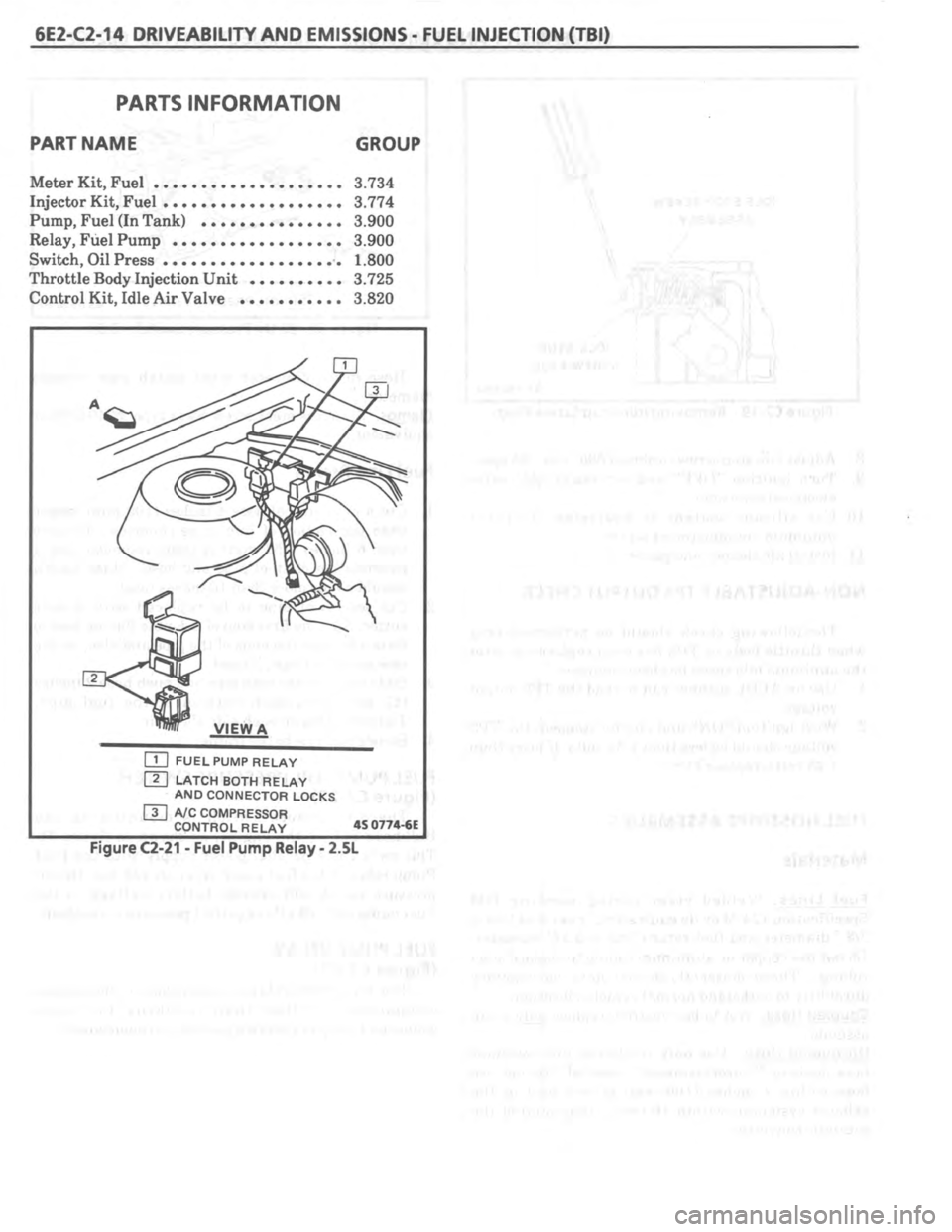 PONTIAC FIERO 1987  Service Repair Manual 