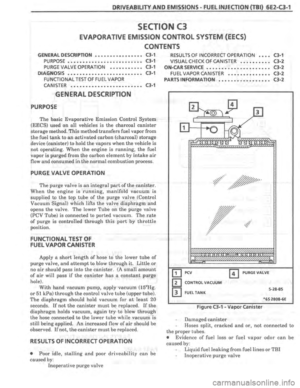 PONTIAC FIERO 1987  Service Repair Manual 