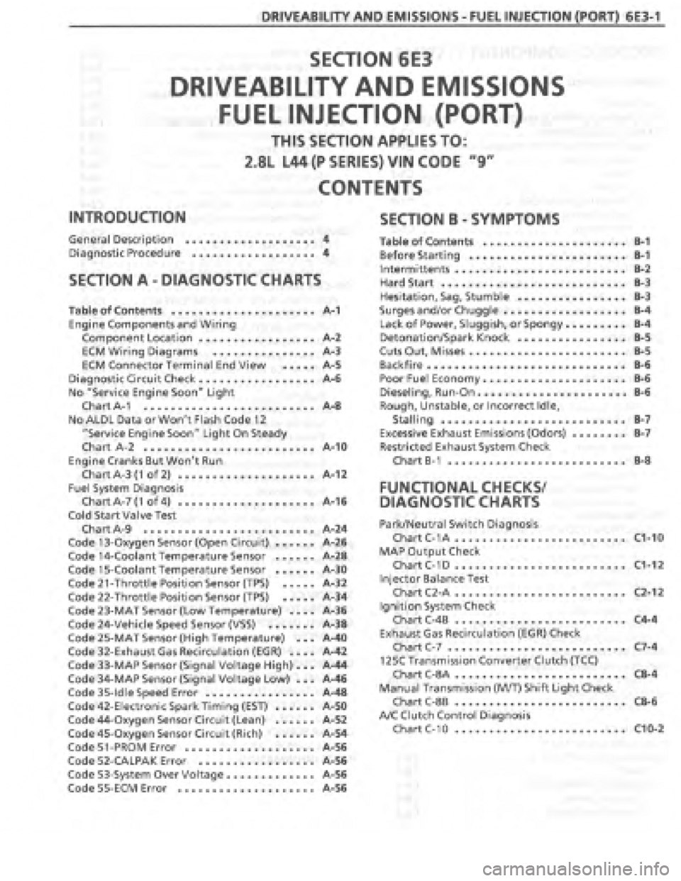 PONTIAC FIERO 1987 Service Repair Manual PONTIAC FIERO 1987 Service Repair Manual