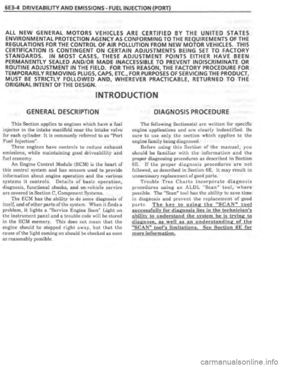 PONTIAC FIERO 1987 Service Repair Manual PONTIAC FIERO 1987 Service Repair Manual