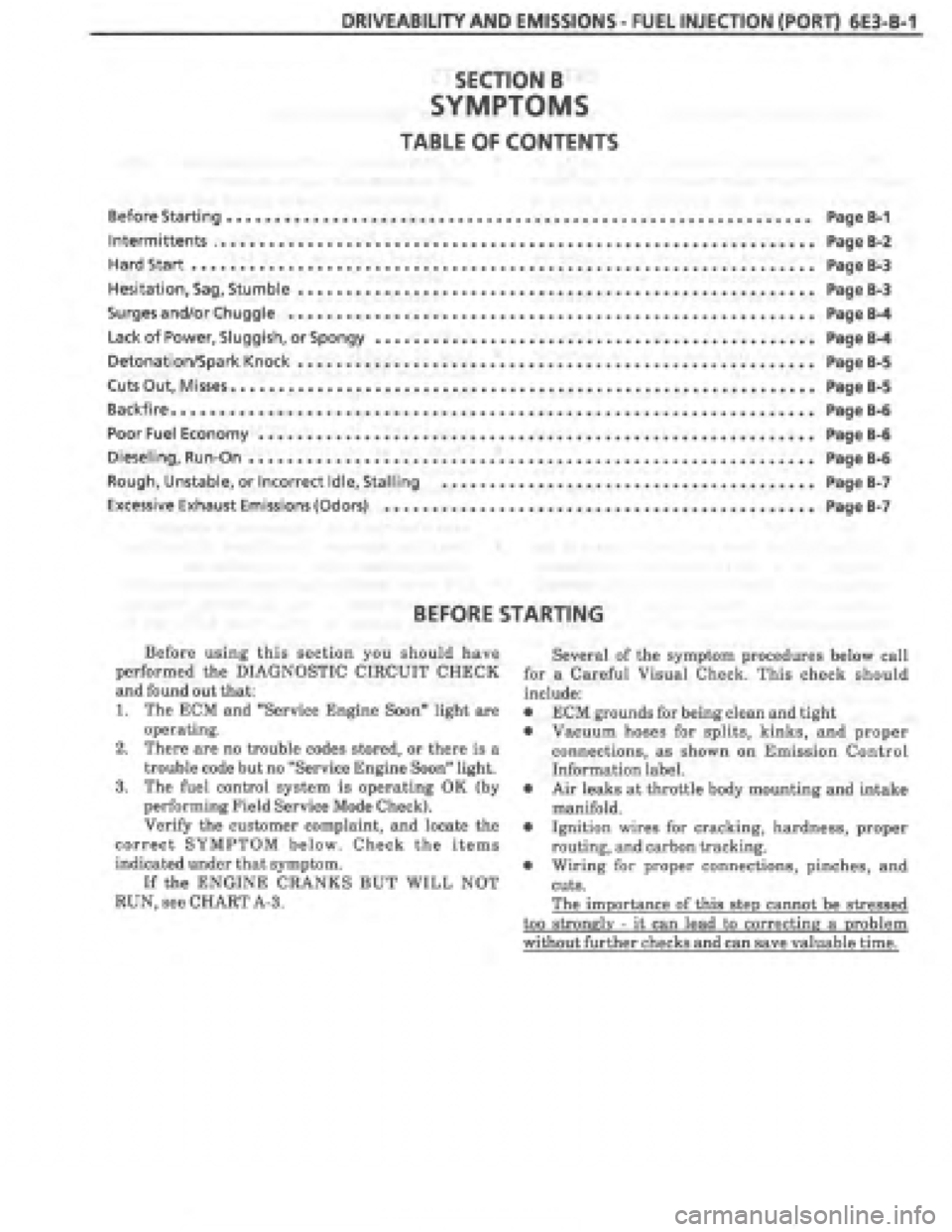 PONTIAC FIERO 1987 Service Repair Manual PONTIAC FIERO 1987 Service Repair Manual