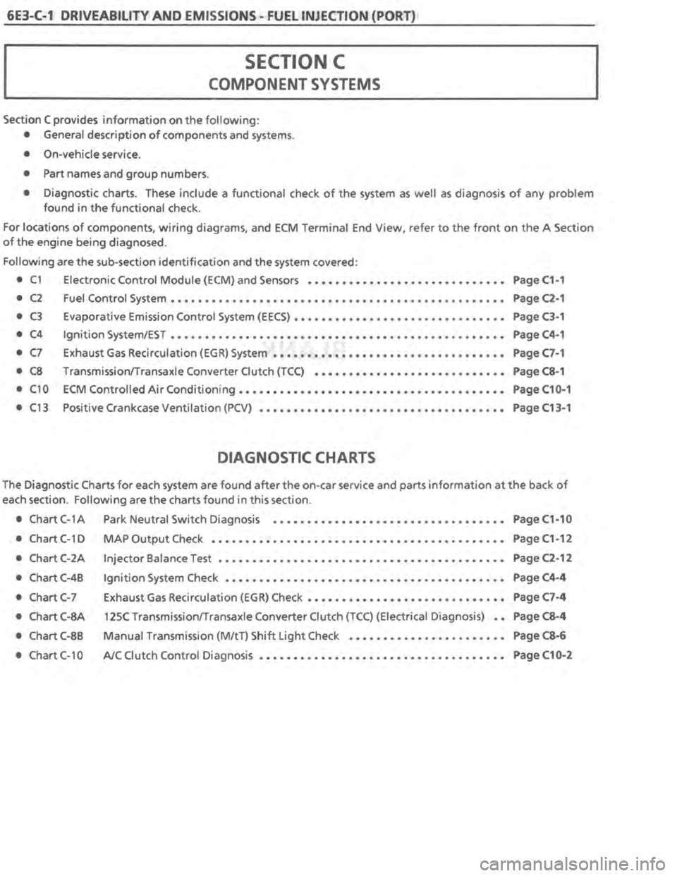 PONTIAC FIERO 1987 Service Repair Manual PONTIAC FIERO 1987 Service Repair Manual
