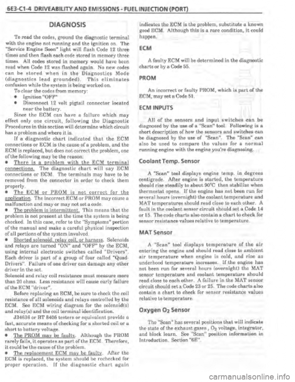 PONTIAC FIERO 1987 Service Repair Manual PONTIAC FIERO 1987 Service Repair Manual