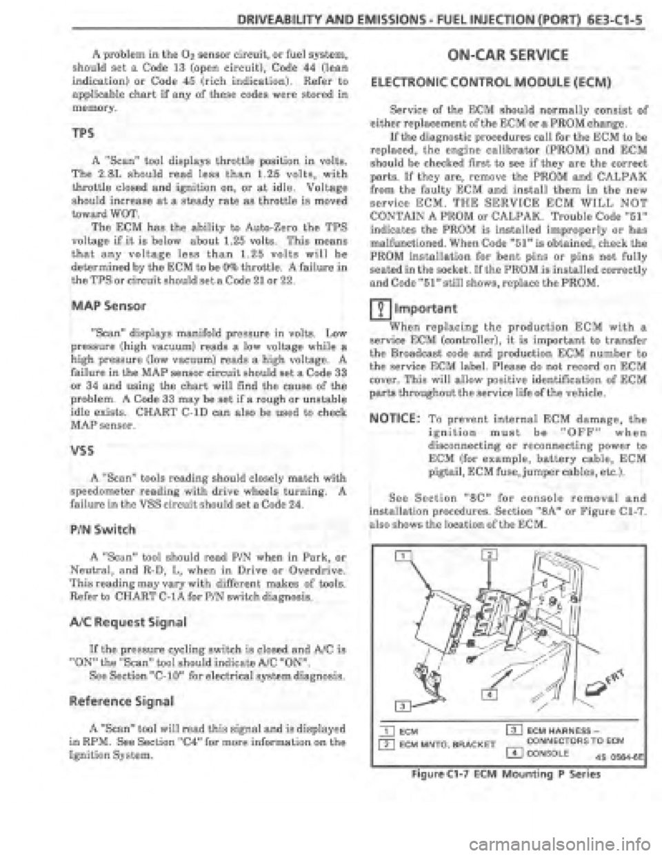 PONTIAC FIERO 1987 Service Repair Manual PONTIAC FIERO 1987 Service Repair Manual