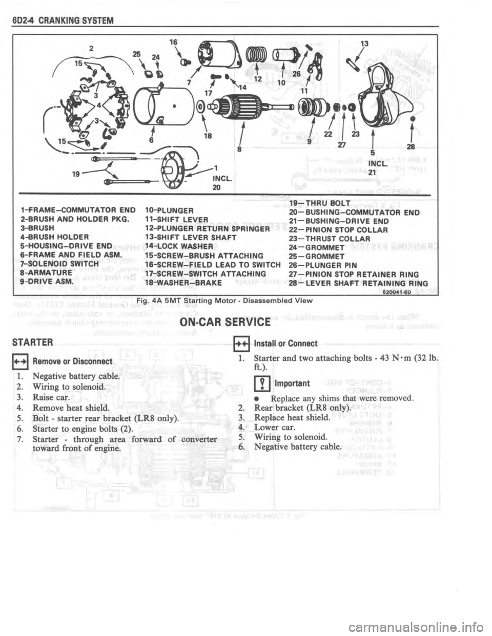 PONTIAC FIERO 1987 Service Owners Manual PONTIAC FIERO 1987 Service Owners Manual