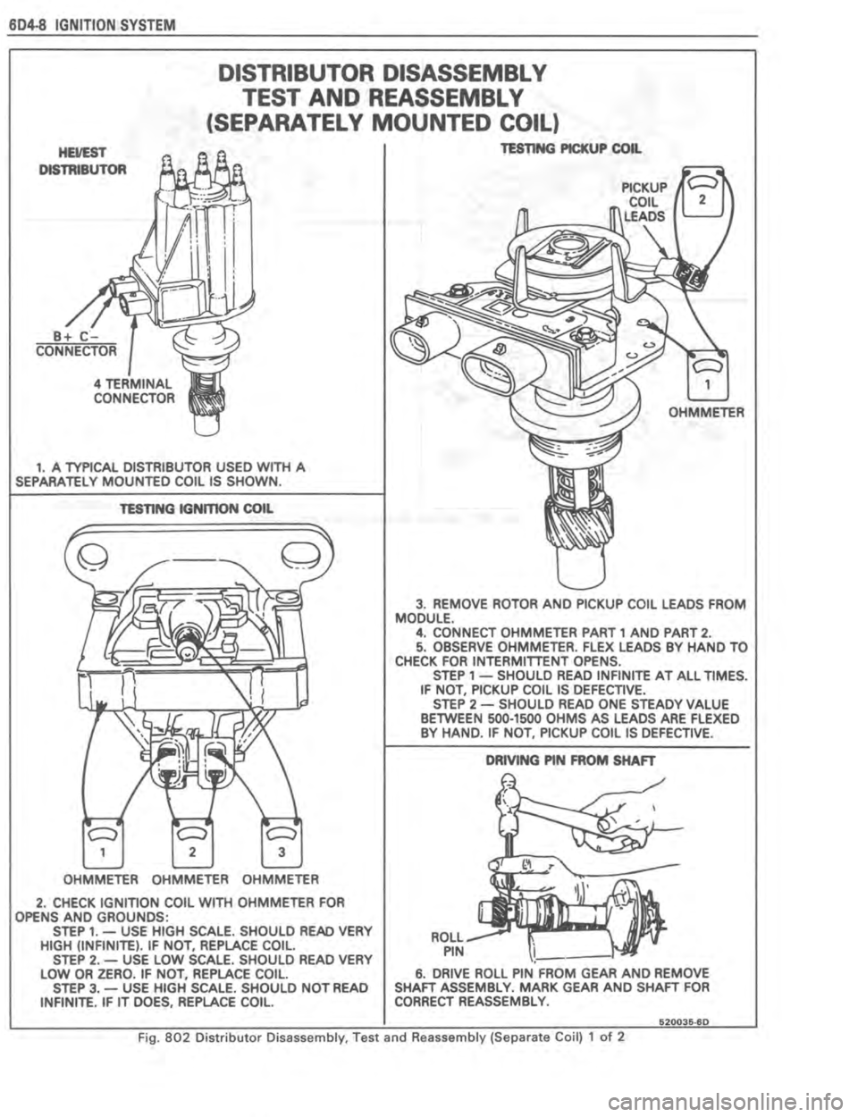 PONTIAC FIERO 1987  Service Workshop Manual 