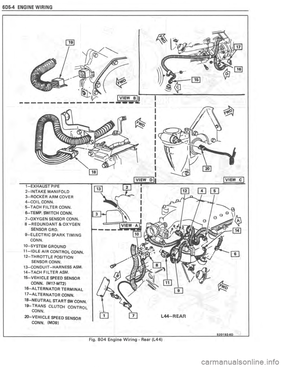 PONTIAC FIERO 1987  Service Manual PDF 