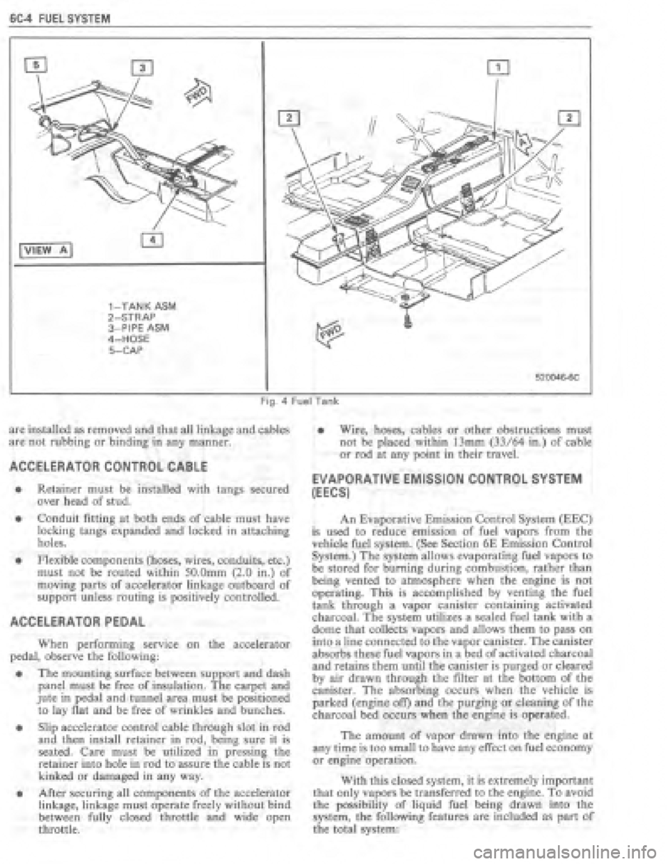 PONTIAC FIERO 1987  Service Repair Manual 