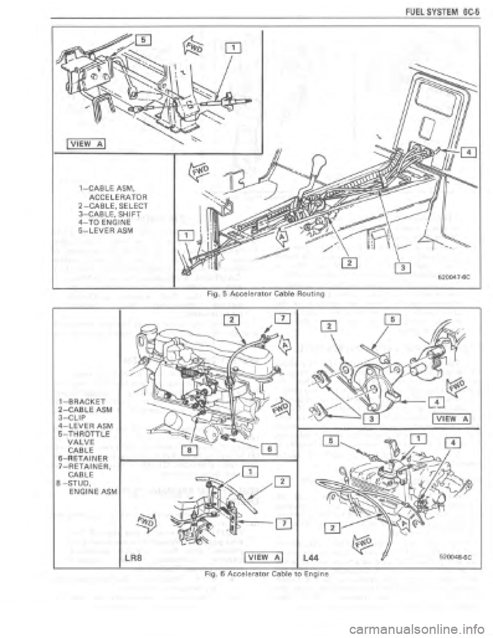 PONTIAC FIERO 1987  Service Repair Manual 