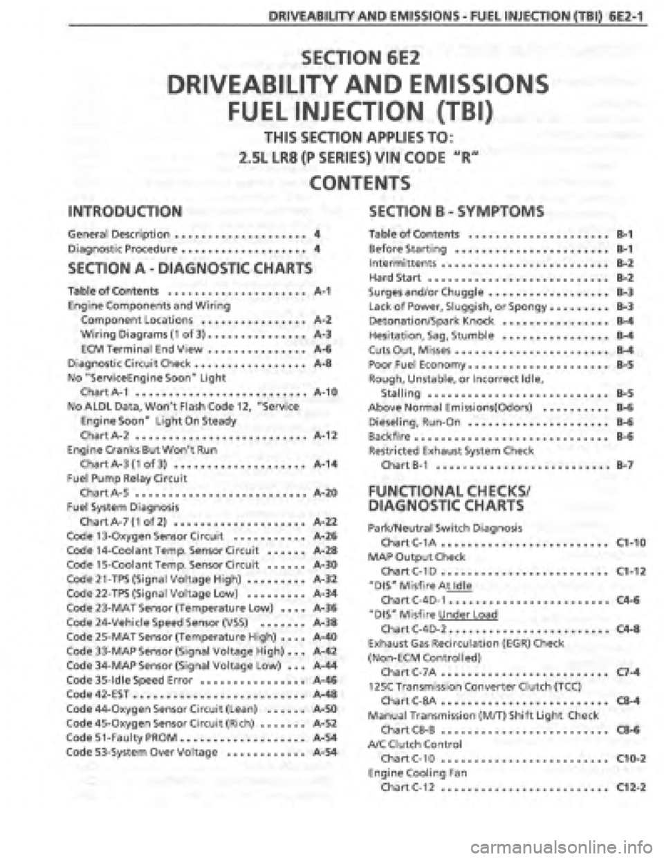 PONTIAC FIERO 1987  Service Manual Online 
