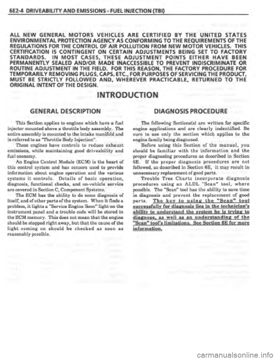 PONTIAC FIERO 1987  Service Manual Online 