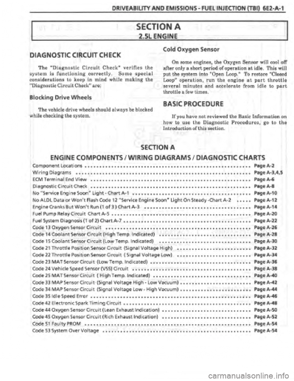 PONTIAC FIERO 1987  Service Manual Online 