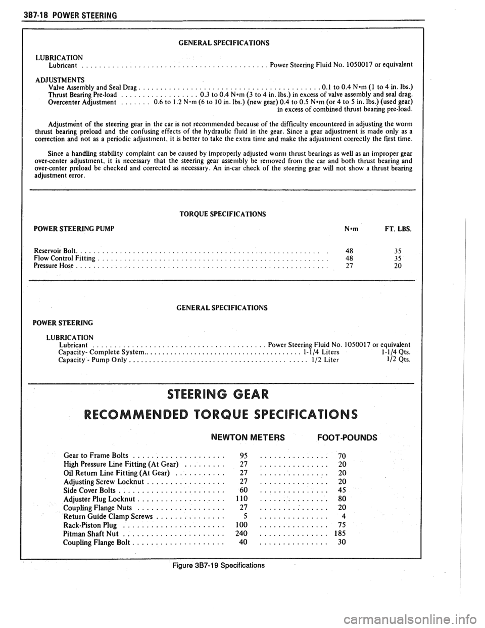 PONTIAC FIERO 1988 Service Repair Manual PONTIAC FIERO 1988 Service Repair Manual