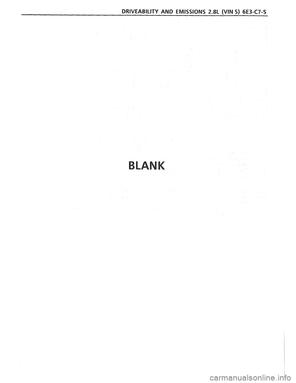 PONTIAC FIERO 1988  Service Repair Manual 
BLANK   