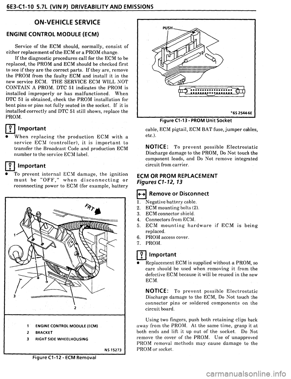 PONTIAC FIREBIRD 1993 Service Repair Manual PONTIAC FIREBIRD 1993 Service Repair Manual