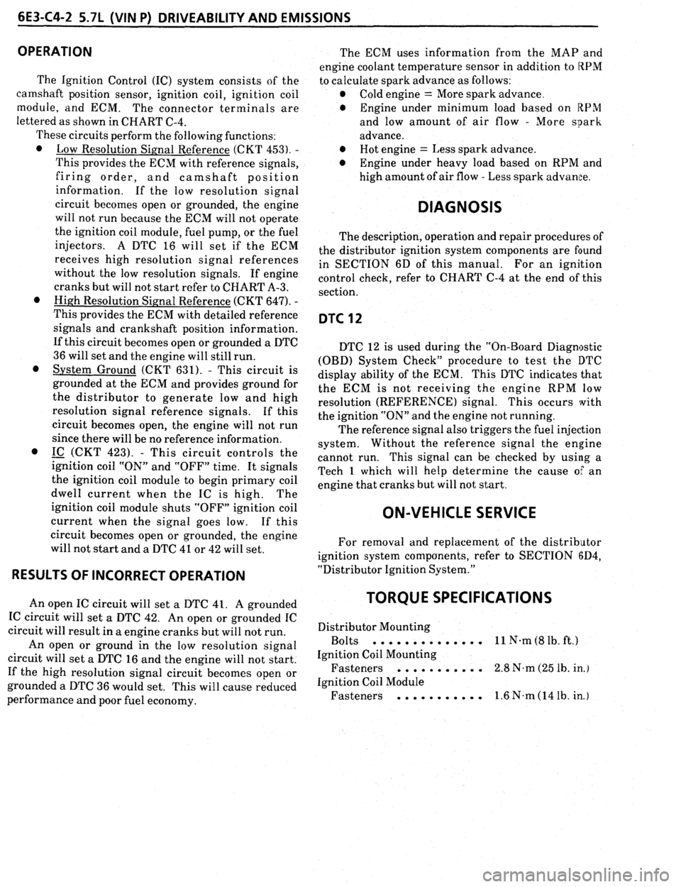 PONTIAC FIREBIRD 1993 Service Repair Manual PONTIAC FIREBIRD 1993 Service Repair Manual